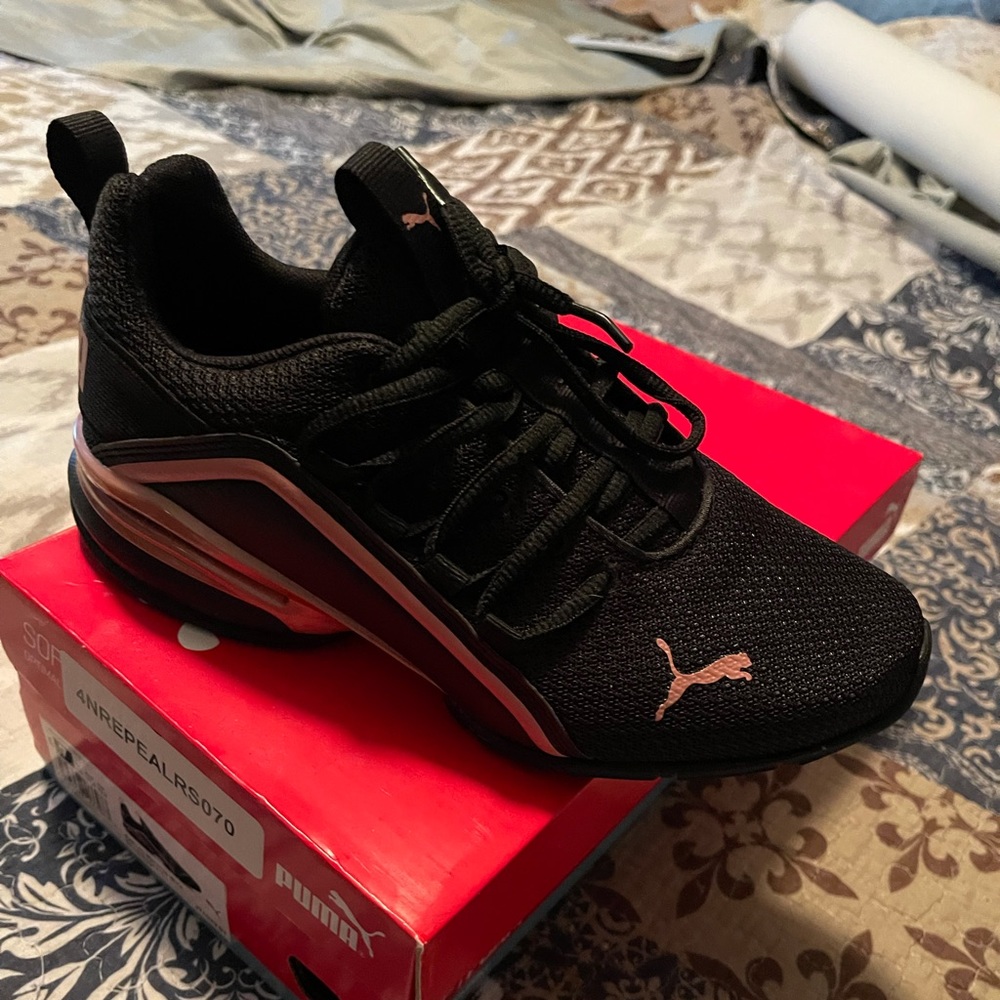 Rose Gold Puma sneakers